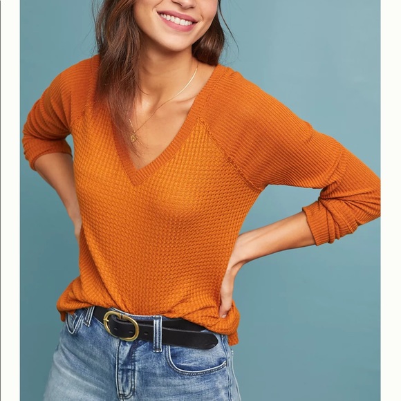 Anthropologie Tops - Anthropologie Pearson Waffle Top